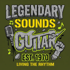 Legendary Sounds Guitar Living The Rhythm Graphic
