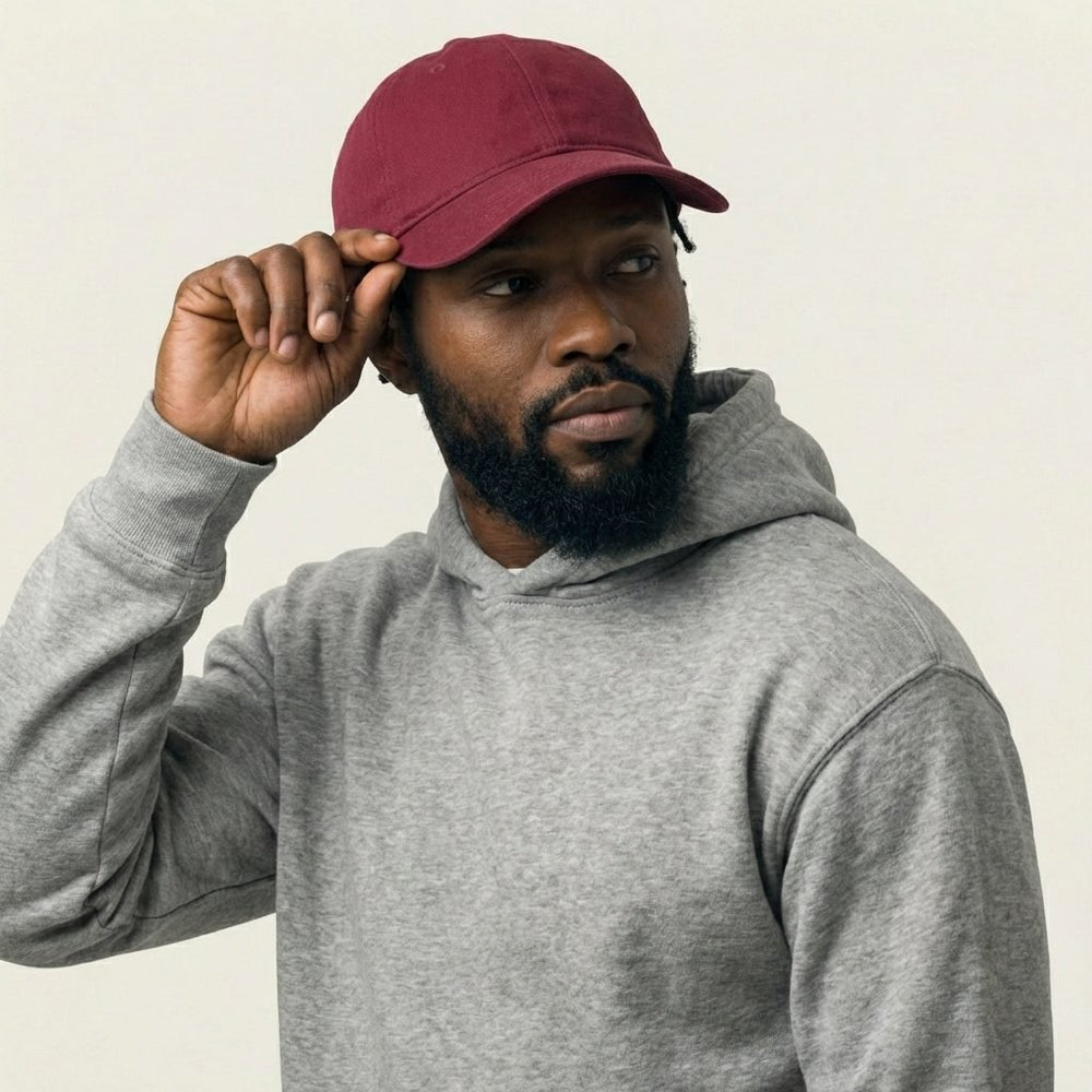 Custom 6-Panel Cotton Dad Hat – Premium Embroidered Team Cap - MintiClothing