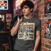 Electric Freedom Vintage Rock Graphic T-Shirt