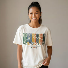 Elevation Trails Vintage Cream Mountain Tee