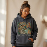 Womens Dark Gray Trail Landscape