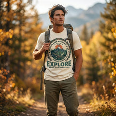Mens Adventure Beige Explore