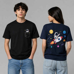 Pocket Astronaut Cosmic Explorer Graphic Apparel Collection