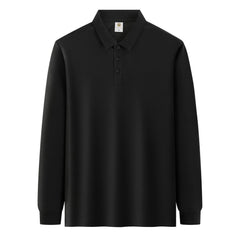 Custom 100% Cotton Long Sleeve Polo | Soft 280gsm Heavyweight Uniforms