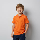 Custom Kids Premium Cotton Polo Shirt | Breathable & Anti-Pill Team Uniform