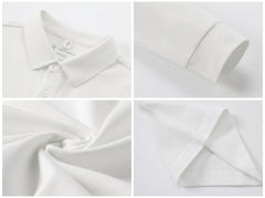 Custom Long Sleeve Polo Shirt | Mercerized Cotton Pique | Team Uniforms & Workwear