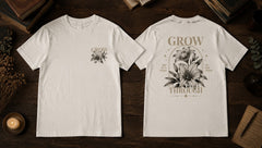Vintage Lily Growth Typography Graphic Apparel (T-Shirts and Hoodies)