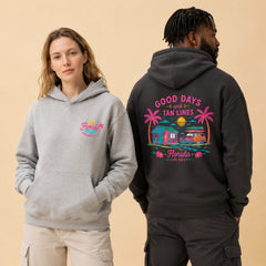 Florida Live Salty Retro Surf Vacation Graphic T-Shirts and Hoodies