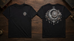 Celestial Moon Goddess Gothic Celestial Graphic Apparel Collection (T-Shirts and Hoodies)