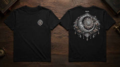 Celestial Moon Goddess Gothic Celestial Graphic Apparel Collection (T-Shirts and Hoodies)