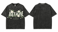 Bloom Floral Acid Wash Vintage Graphic Apparel Collection