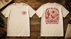 Roadrunner Desert Southwest Woodcut Graphic Apparel Collection (T-Shirts and Hoodies)