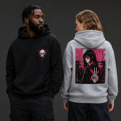 No More Cyberpunk Anime Girl Streetwear Graphic Apparel Collection (T-Shirts and Hoodies)