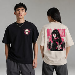 No More Cyberpunk Anime Girl Streetwear Graphic Apparel Collection (T-Shirts and Hoodies)