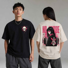 No More Cyberpunk Anime Girl Streetwear Graphic Apparel Collection (T-Shirts and Hoodies)