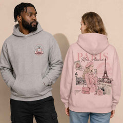La Vie En Rose Parisian Romance Graphic Apparel Collection (T-Shirts and Hoodies)