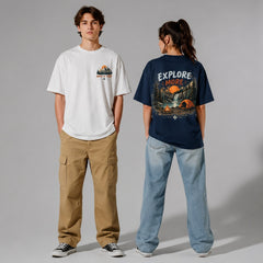 Wild and Free Explore More Outdoor Adventure Graphic Apparel Collection (T-Shirts and Hoodies)
