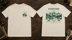 Colección de ropa gráfica para exteriores Wander More (camisetas y sudaderas con capucha)