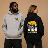 Ride Together Share The Road Cycling Adventure Graphic Apparel Collection (T-Shirts and Hoodies)