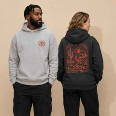 Roadrunner Desert Southwest Woodcut Graphic Apparel Collection (T-Shirts and Hoodies)