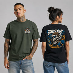 Back Off Skull Streetwear Graphic T-Shirts and Hoodies