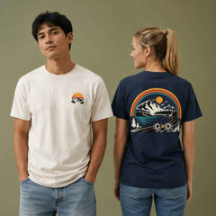 Retro Mountain Adventure Graphic T-Shirts & Hoodies Collection