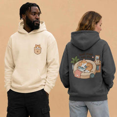 Good Things Take Time Cozy Cat Graphic Apparel Collection