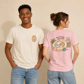 Good Things Take Time Cozy Cat Graphic Apparel Collection