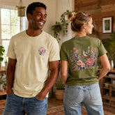 Vintage Watercolor Peonies Floral Graphic T-Shirts & Hoodies