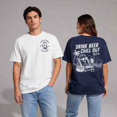 Chill Out Beer Can Retro Graphic Apparel Collection