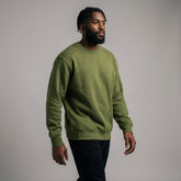 Premium Heavyweight Custom Crewneck - 350gsm Soft Velvet Fleece for Teams & Brands