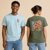 Peony Botanical Art Graphic Apparel Collection (T-Shirts & Hoodies)