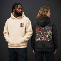 Midnight Botanical Cat Graphic Apparel Collection (T-Shirts & Hoodies)