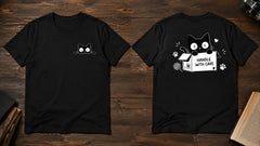 Handle With Care Cat Kawaii Graphic Apparel Collection