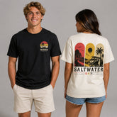 Camisetas y sudaderas con capucha de estilo retro "Saltwater Wanderer"