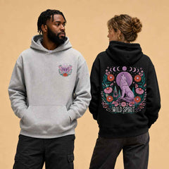 Wild Spirit Celestial Wolf Graphic T-Shirts and Hoodies