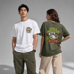 Chill Master Koala Retro Streetwear Graphic Apparel Collection