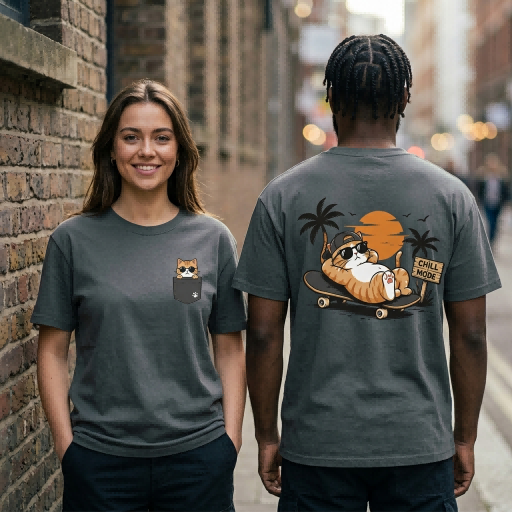 Chill Mode Cat Streetwear Graphic Apparel Collection (T-Shirts & Hoodies)(副本)