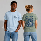 Camisetas y sudaderas con capucha Stay Tricky Cat Skate Graphic
