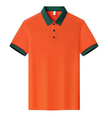 Custom Contrast Trim Polo Shirt | 220g Polyester Team Uniforms - MintiClothing