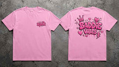 Baddie Vibes Graffiti Y2K Graphic Apparel (T-Shirts and Hoodies)