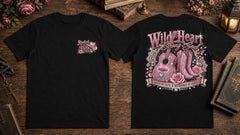 Wild Heart Cowgirl Faith Graphic Apparel Collection