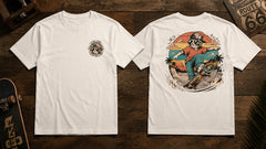 Skater Cat Stay Cool Retro Graphic Apparel Collection