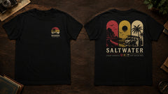 Camisetas y sudaderas con capucha de estilo retro "Saltwater Wanderer"