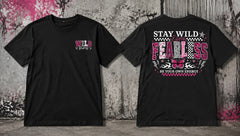 Stay Wild Live Fearless Y2K Graphic Apparel Collection
