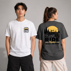 Ride Together Share The Road Cycling Adventure Graphic Apparel Collection (T-Shirts and Hoodies)