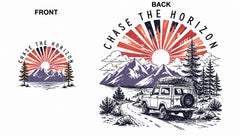 Chase The Horizon Vintage Adventure Graphic T-Shirts and Hoodies