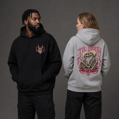 Til Death Do Us Part Gothic Graphic Apparel T-Shirts and Hoodies