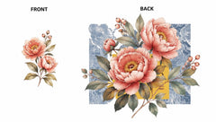 Peony Botanical Art Graphic Apparel Collection (T-Shirts & Hoodies)
