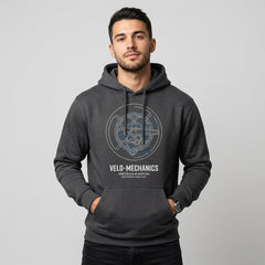 Velo Mechanics Drivetrain Cycling Tee - Precision in Motion Graphic